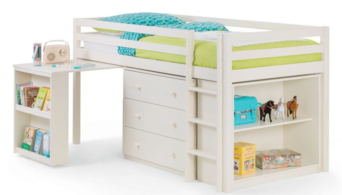 Mid Sleeper (includes desk, drawers and bookcase)